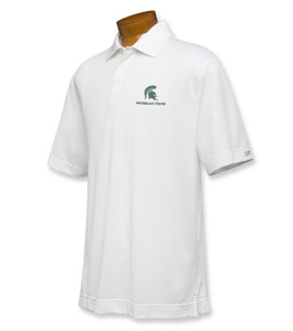 Michigan State Spartans B&T CB DryTec Championship Polo - White